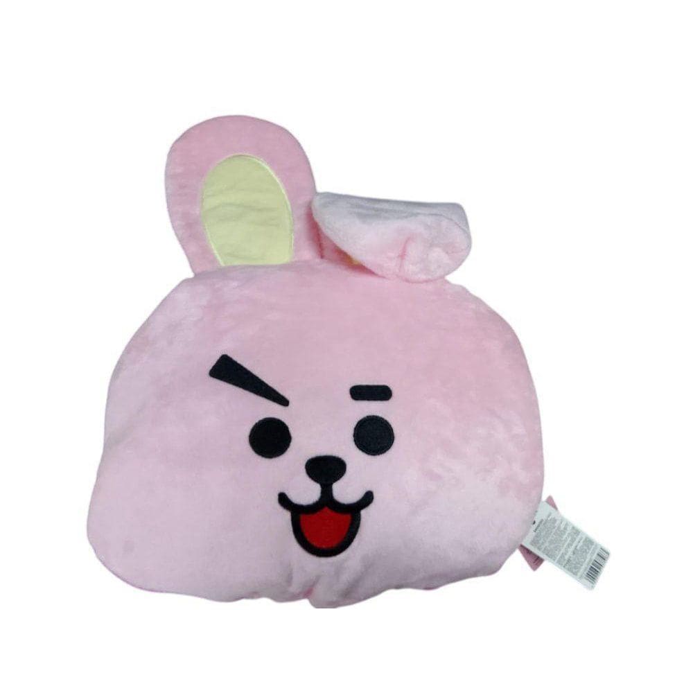 Manta Almofada Infantil Personagens Bt21 - Rosa
