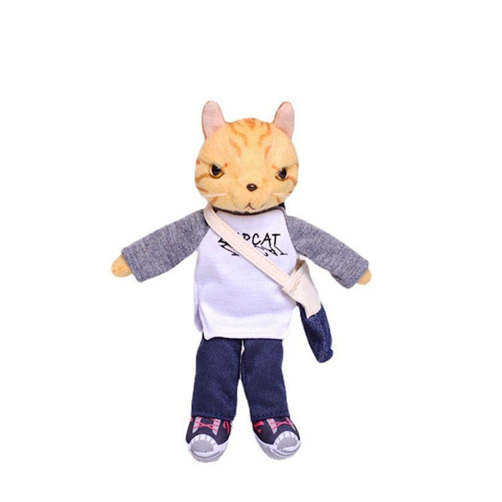 Boneca de pelúcia Zapcats em pé de 18 cm