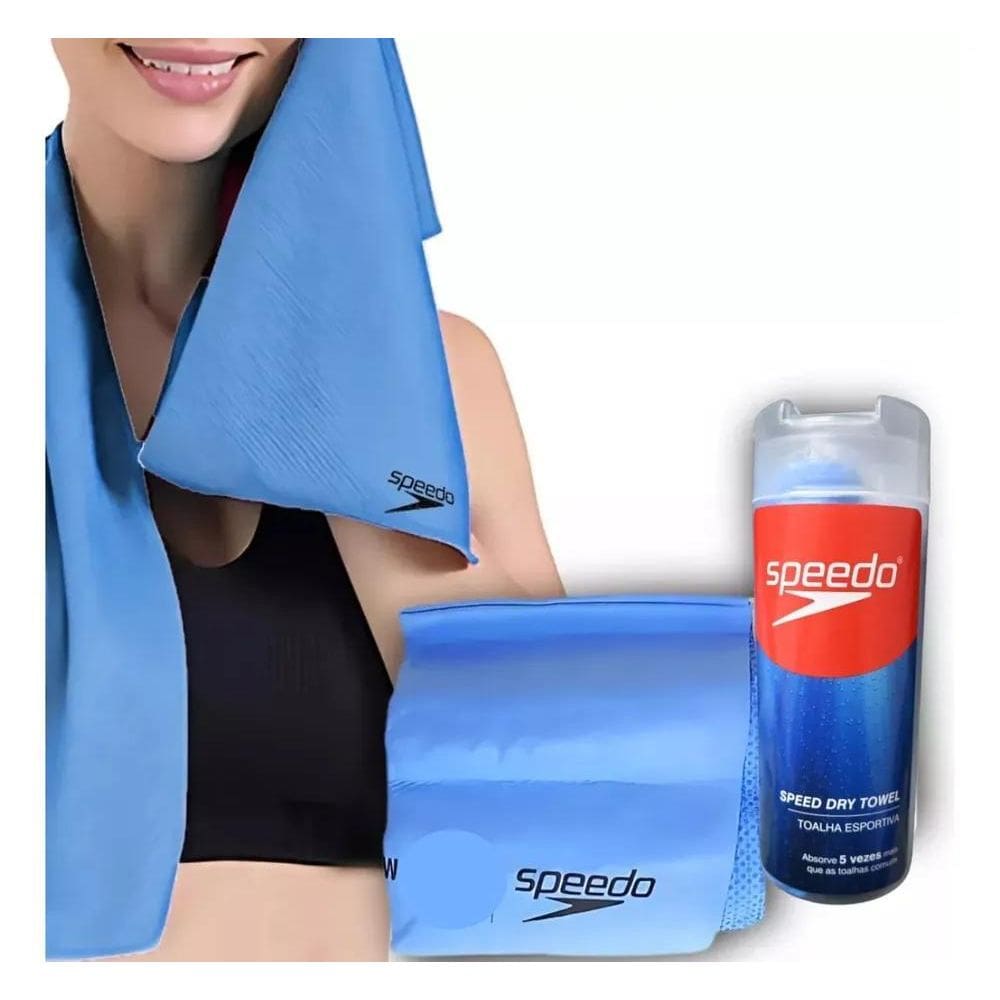 2X Toalha Secagem Rápida Speedo Speed Natação Esportiva