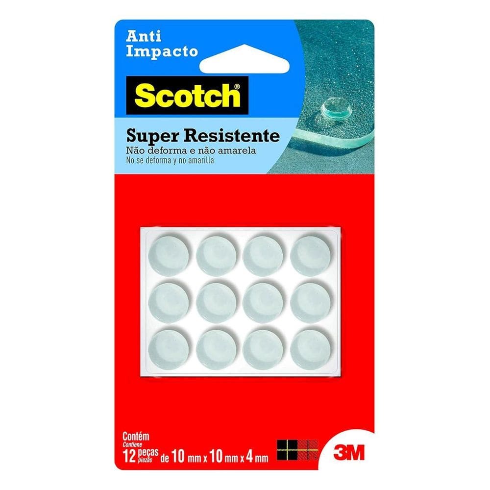 Protetor Anti-Impacto 3M Scotch Redondo Tamanho:Médio