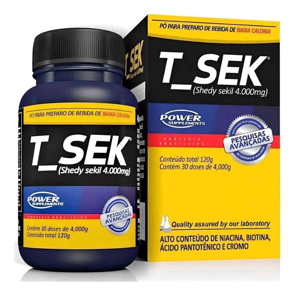 2X Tsek - 120G - Power Supplements Sabor Without Flavor