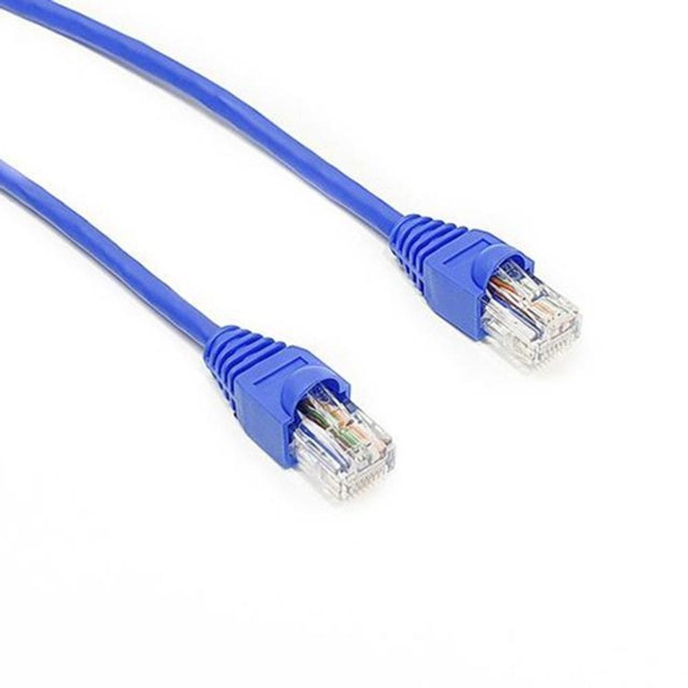 Cabo Rede Cat6 0.5m Azul -