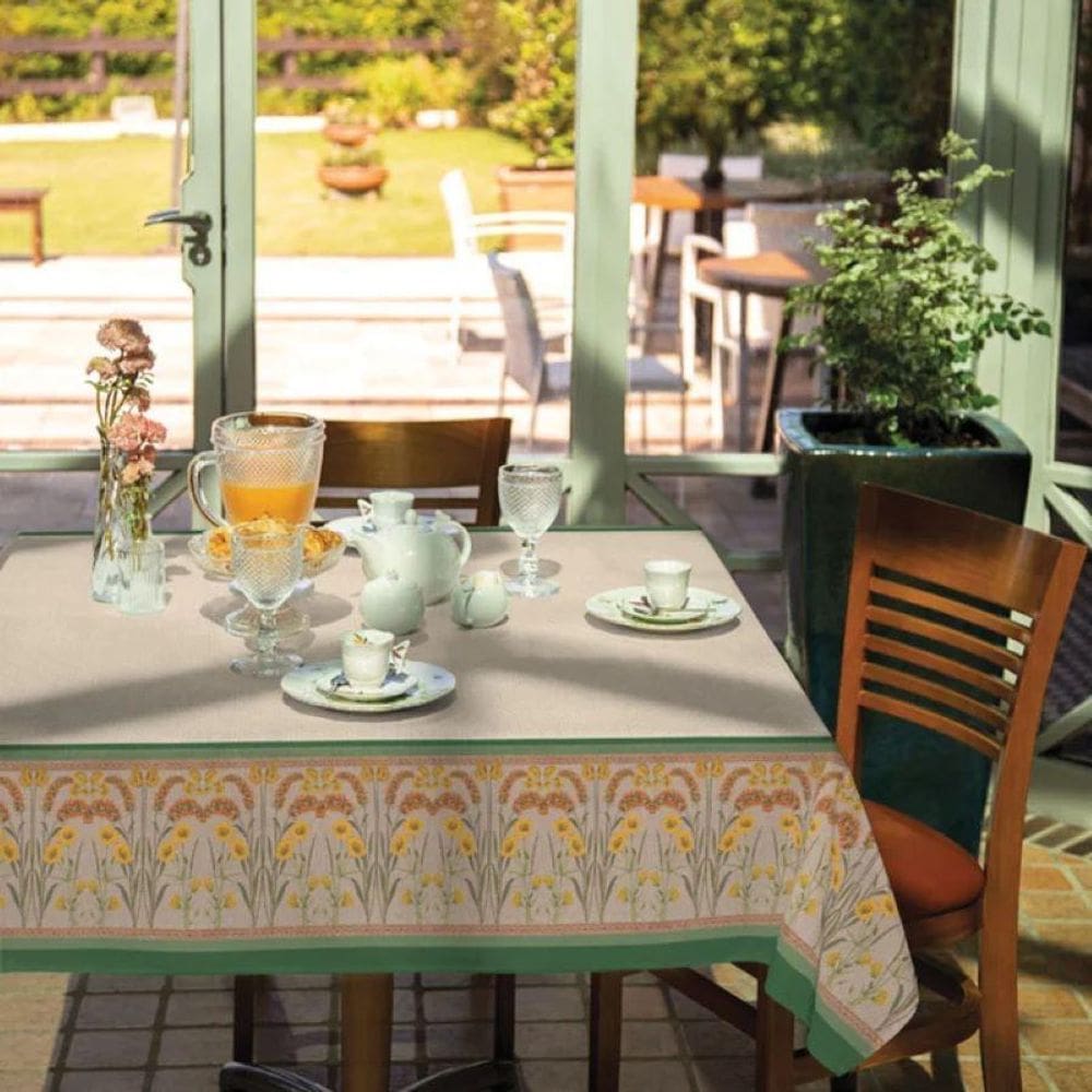 Toalha Mesa Pop Quadrada 4 Lugares Estampa Toscana