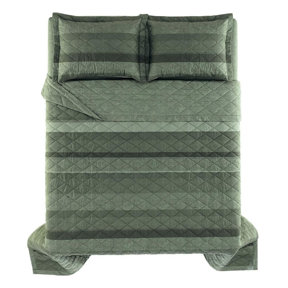 Colcha Queen 3 Pecas Algodão 200 Fios Icaro Karsten