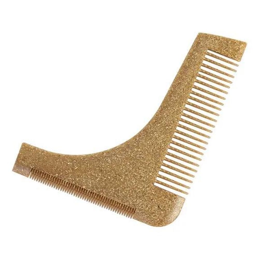 2X Pente Modelador De Barba Régua Alinhador Molde De Plastic