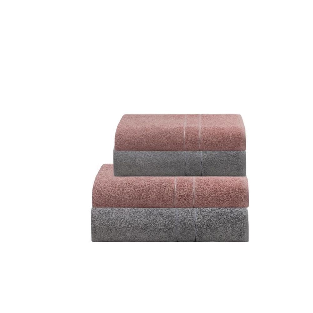 Jogo De Toalhas Camesa Galaxy Banhão 4 Peças Algodão 400G/M