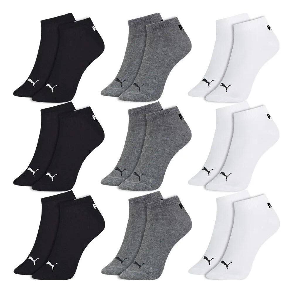 2X Kit 9 Pares Meias Puma Soquete Cano Baixo Origina