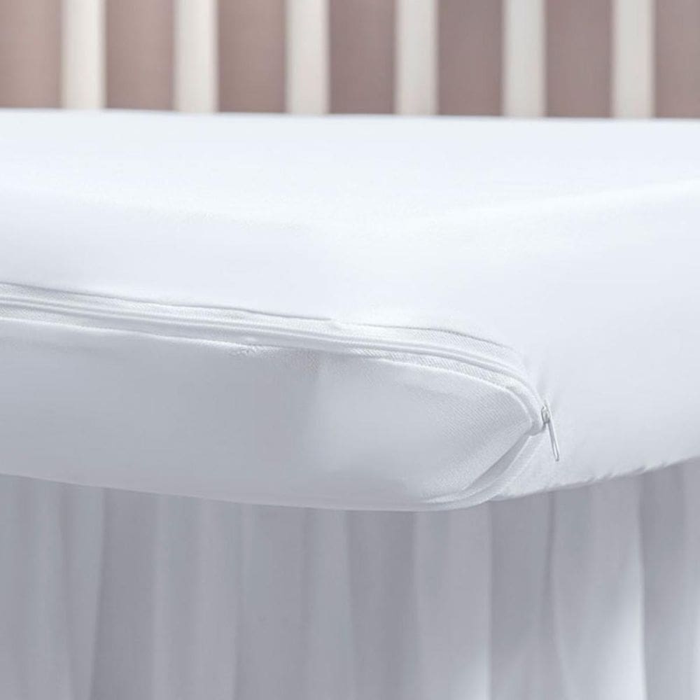Capa Colchão Berço Malha Gel Lisa Zíper Conforto Proteção