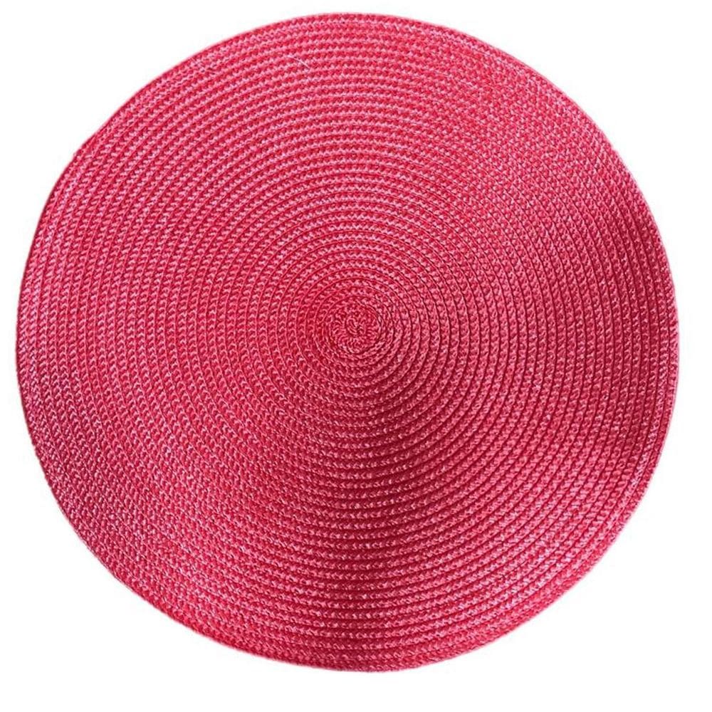 Jogo Americano Redondo Cozinha Jantar 38 Cm Kit 6 Peças