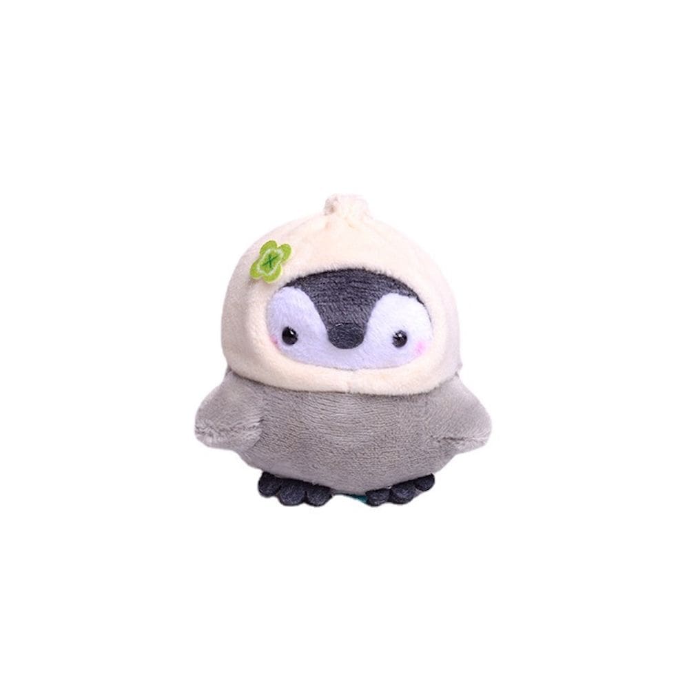 Pinguim de desenho animado de pelúcia com 8 cm de altura