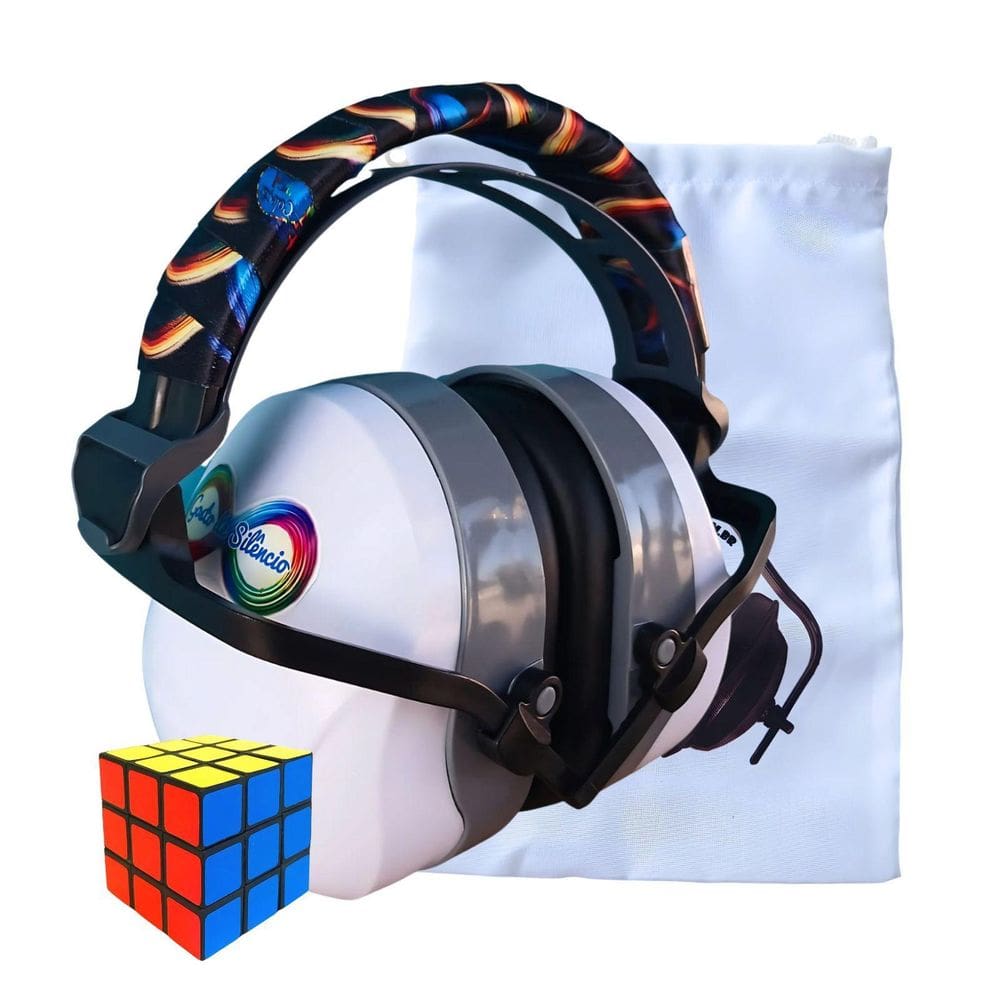 Abafador De Ruidos Cube 26 Db Com Cubo Mágico Cognitivo