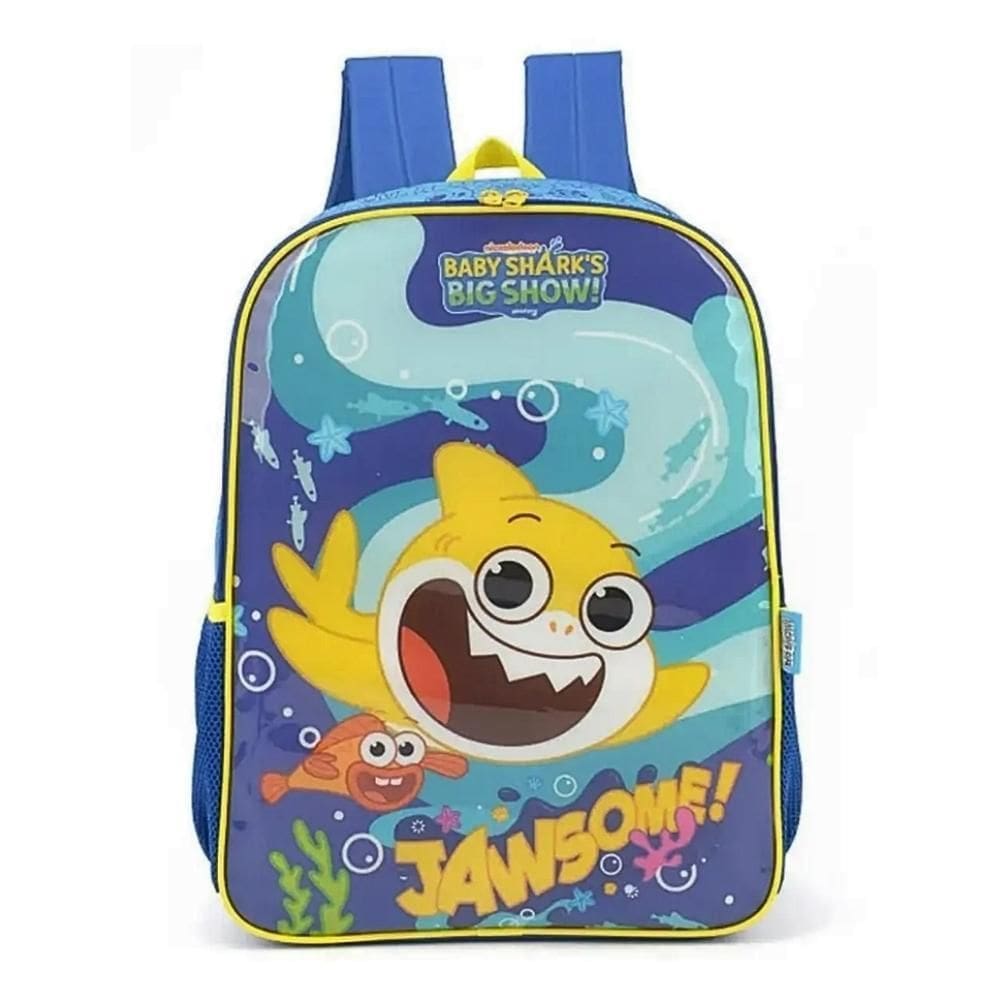 Mochila De Costas Infantil Escolar Baby Shark