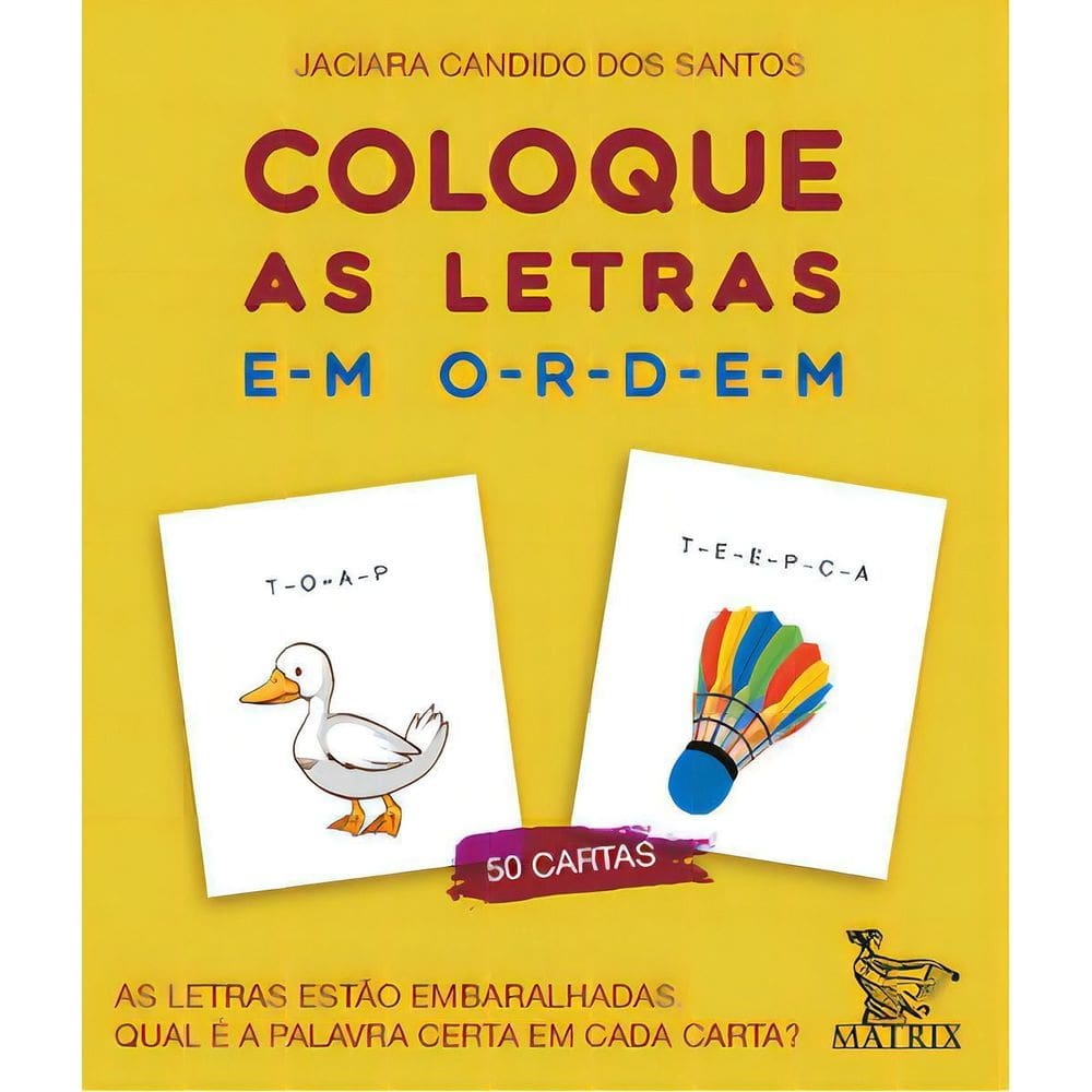 Coloque As Letras Em Ordem - As Letras Estão Embaralhadas. Qual é a Palavra Certa Em Cada Carta?