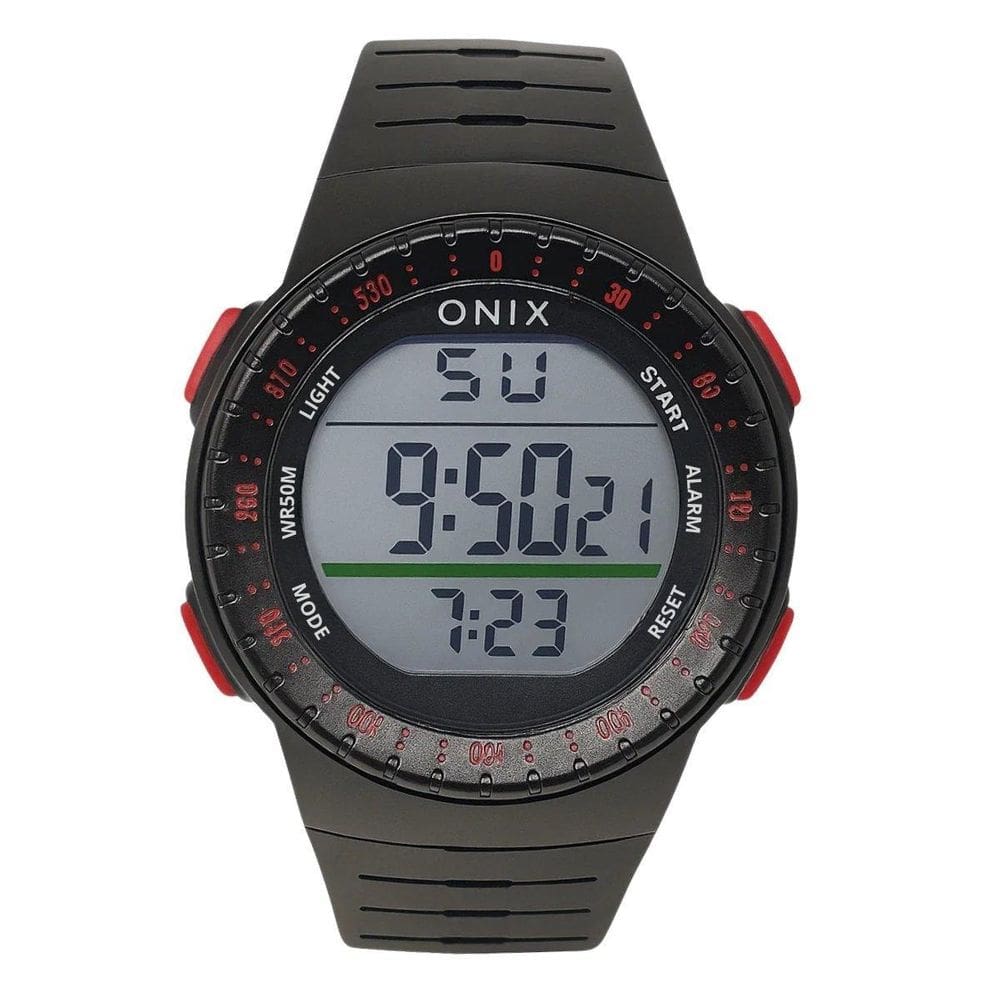 Relógio Masculino Onix Digital It-361 Preto E Vermelho
