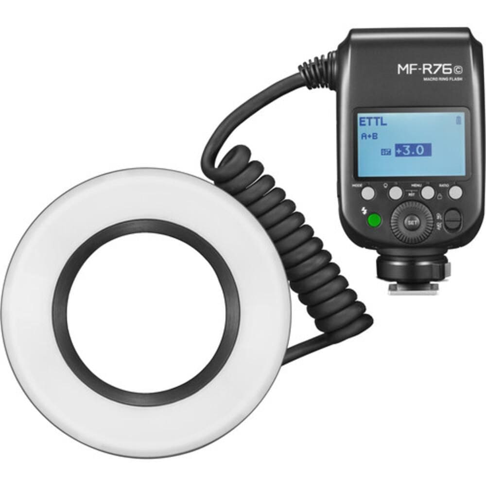 Flash Godox Mf-R76C Ttl Macro Ring Para Canon