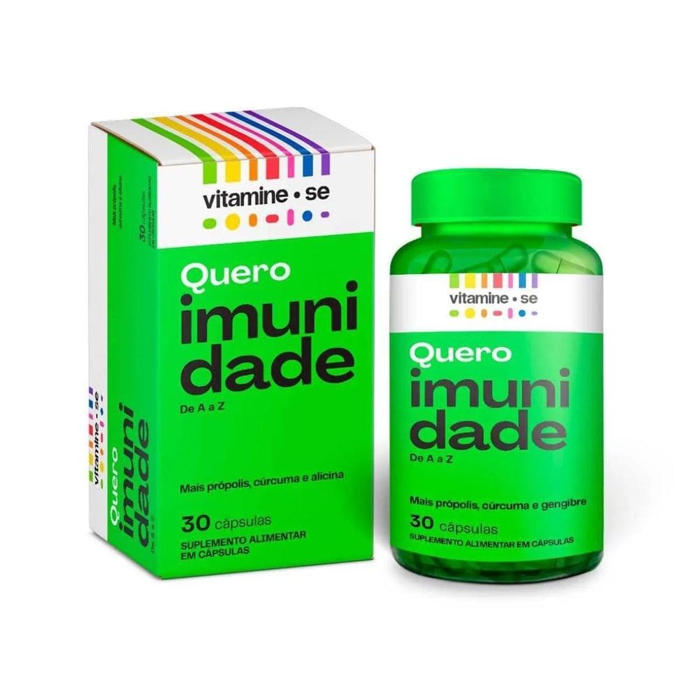 Polivitamínico Vitamine-Se Quero Imunidade C/30 Cápsulas