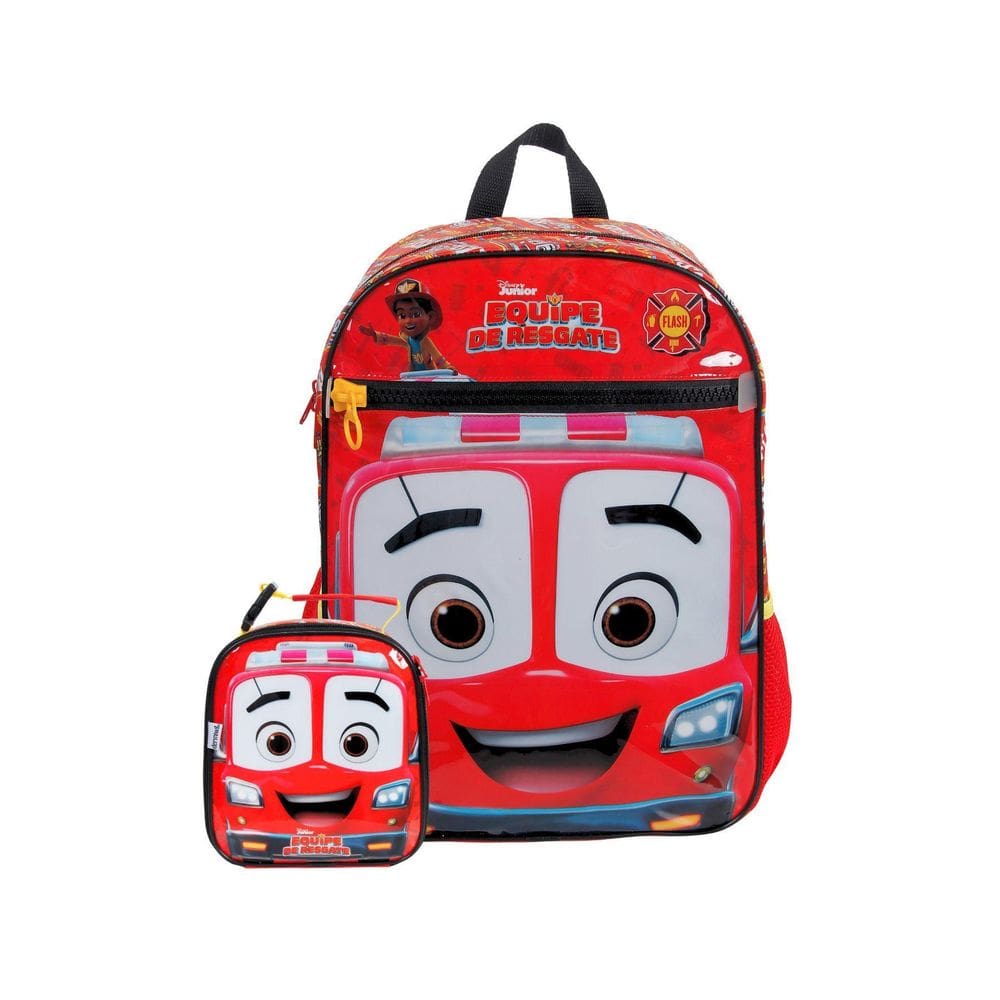 Kit Equipe Resgate Mochila De Costas + Lancheira Térmica