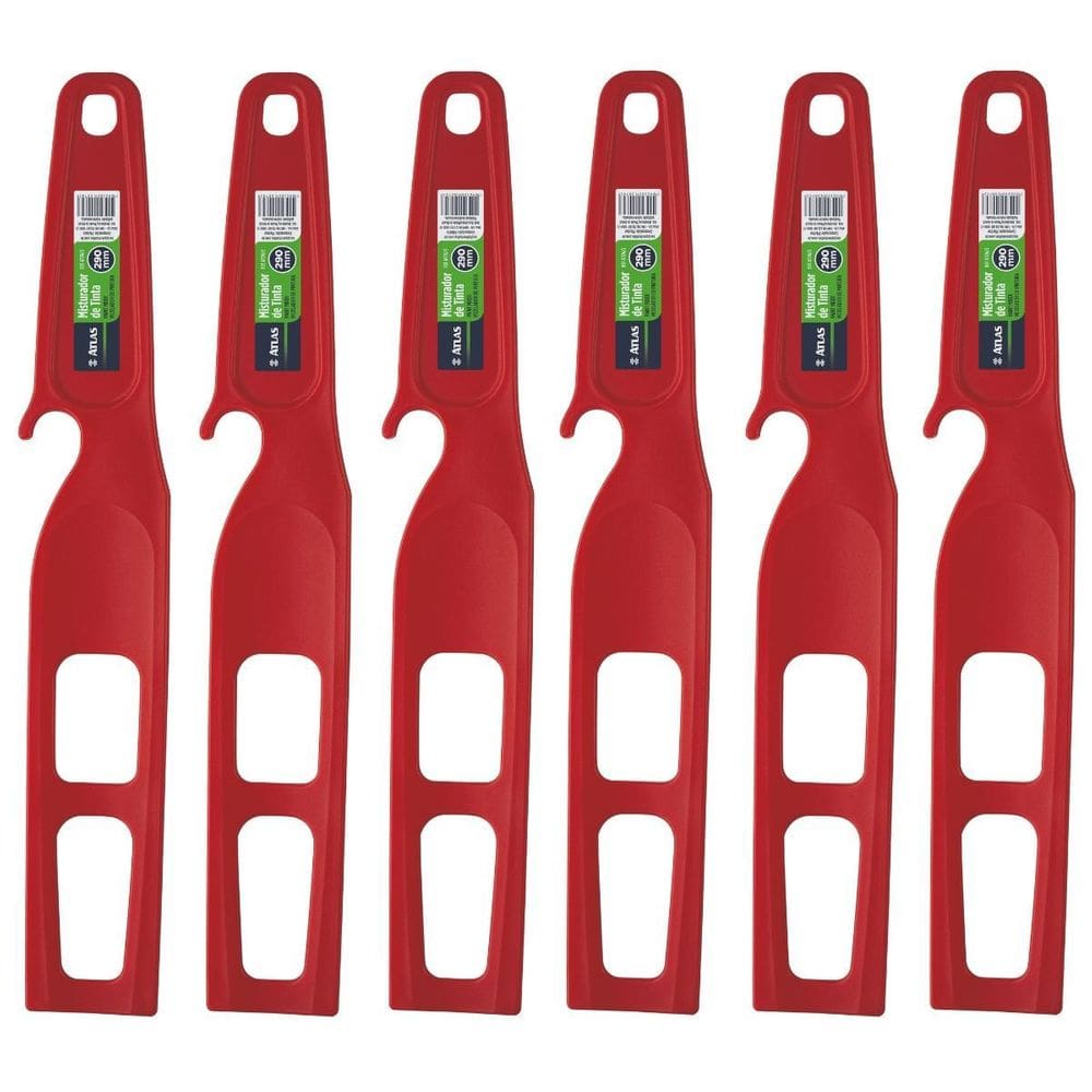 Misturador De Tinta Plástico Manual 29Cm Kit 06 Un