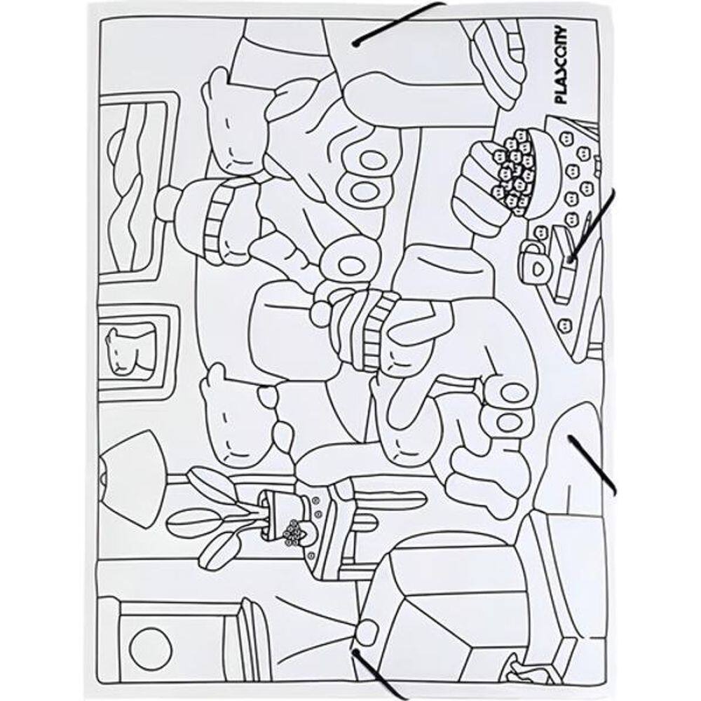 Pasta Aba Elástico A4 Capycolor Plascony