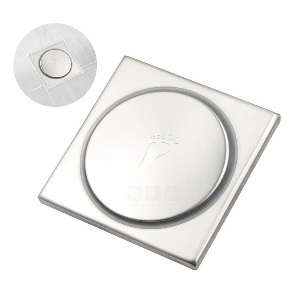 2X Ralo Clic Inox 10X10 - Ralo Inteligente