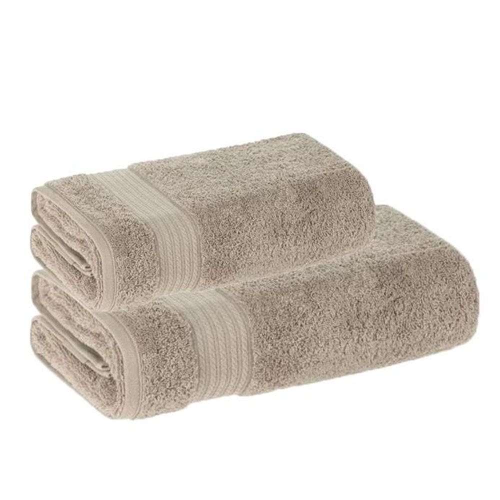 Kit Toalha De Banho Gigante E Rosto 2Pç Magna 600G/M Karsten