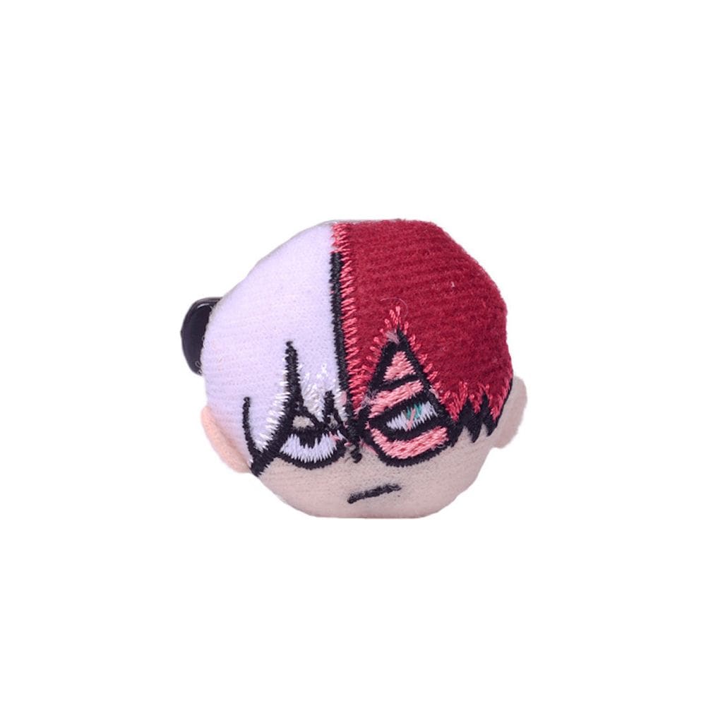Broche para decoração em tecido Todoroki My Hero Academia 4cm