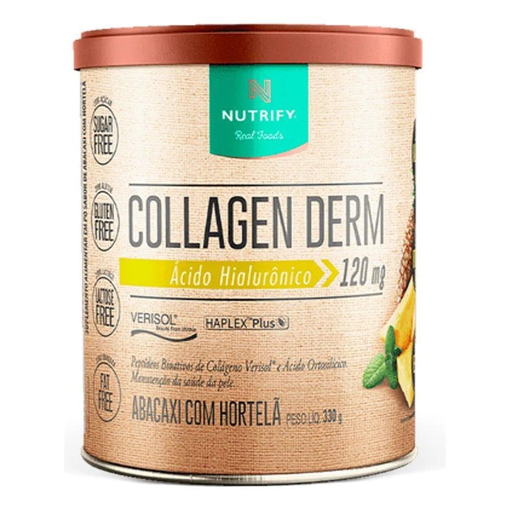 2X Nutrify Collagen Derm Colágeno Hidrolisado Com Ácido Hial