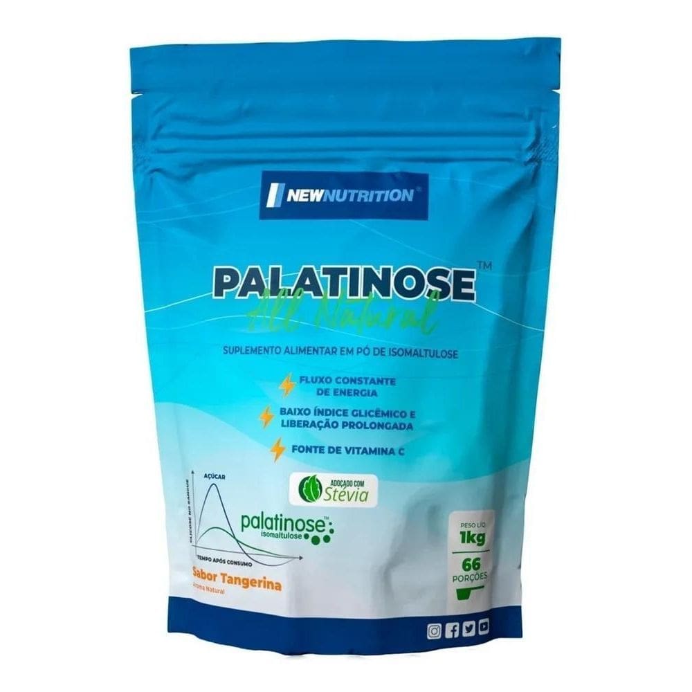 2X Suplemento Em Pó Newnutrition Palatinose All Natural Carb