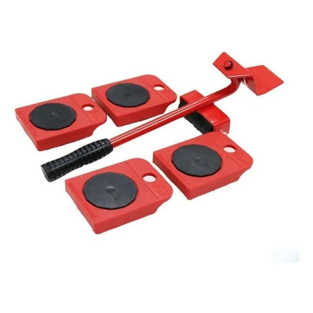 2X Conjunto De Rodas Para Mover Móveis Até 150Kg Fácil