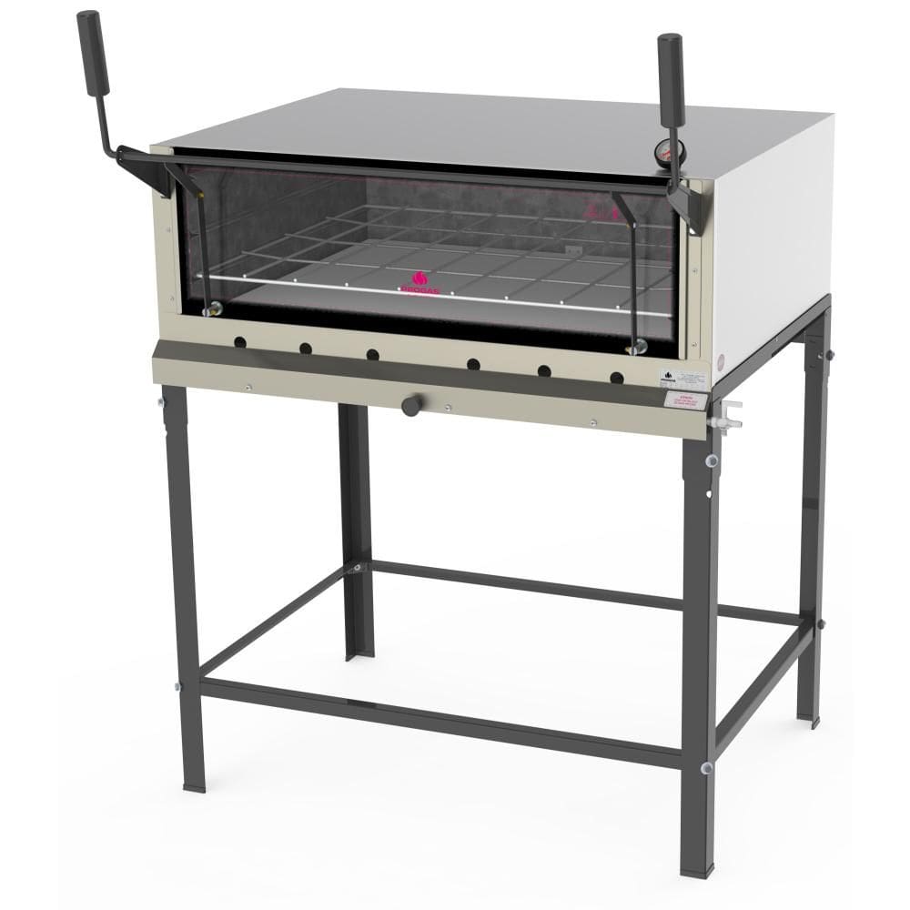 Forno Refratário a Gás Progás 182 Litros Inox Abertura Guilhotina PRP-1000 G2 S/KG