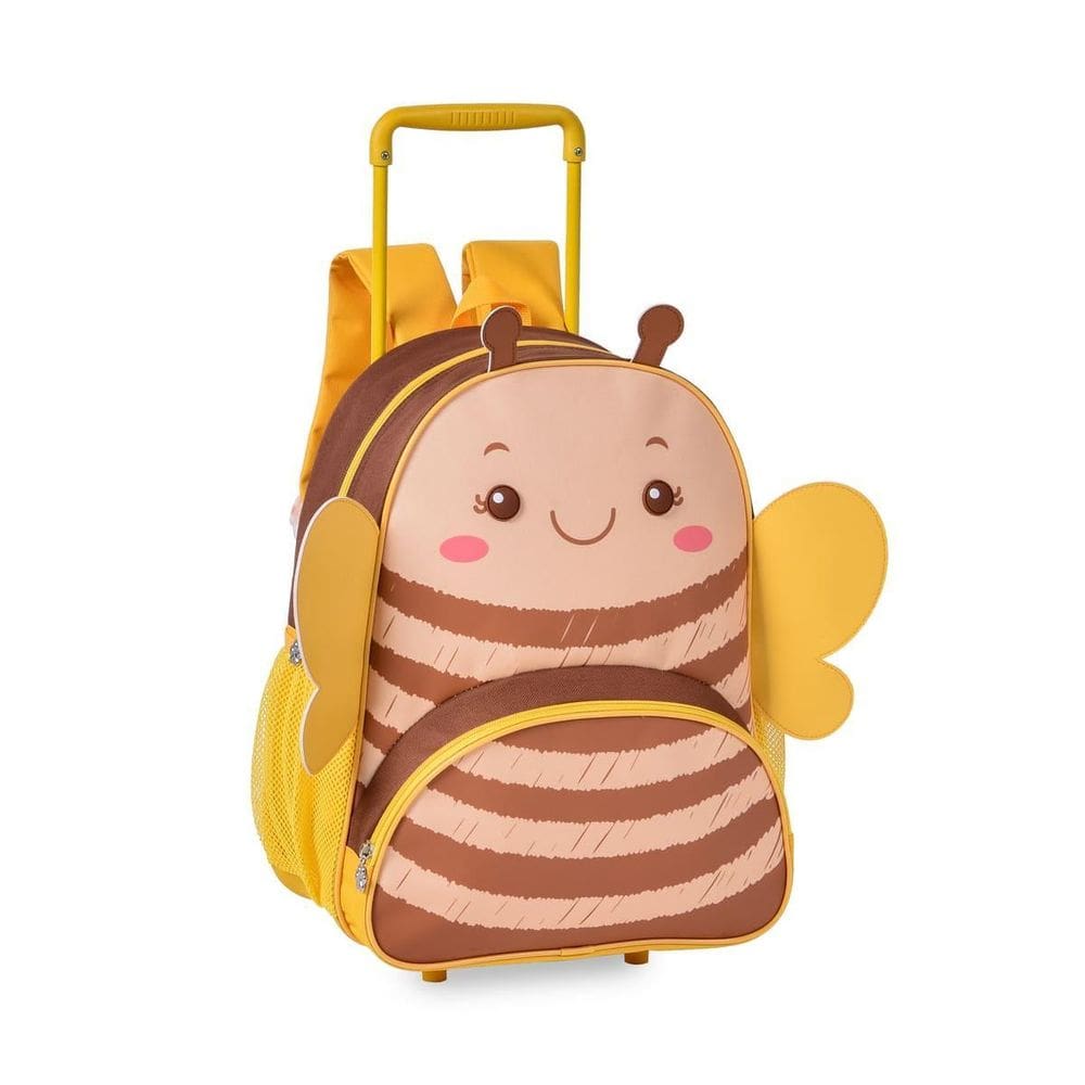Mochila De Carrinho Escolar Feminina Borboleta Abelinha