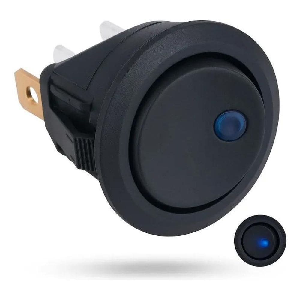 2X Botão Interruptor Lig. Des. 12V/20A Gangorra