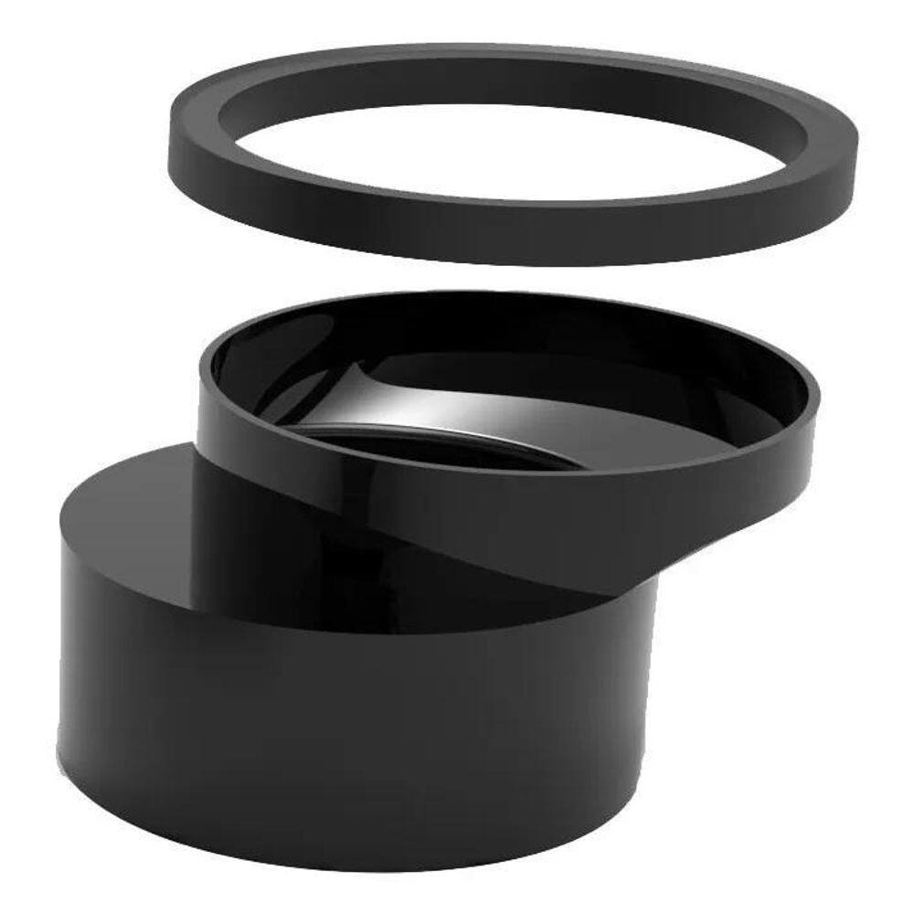 2X Bolsa Excêntrica Deslocamento Vaso Sanitário 100Mm Com An