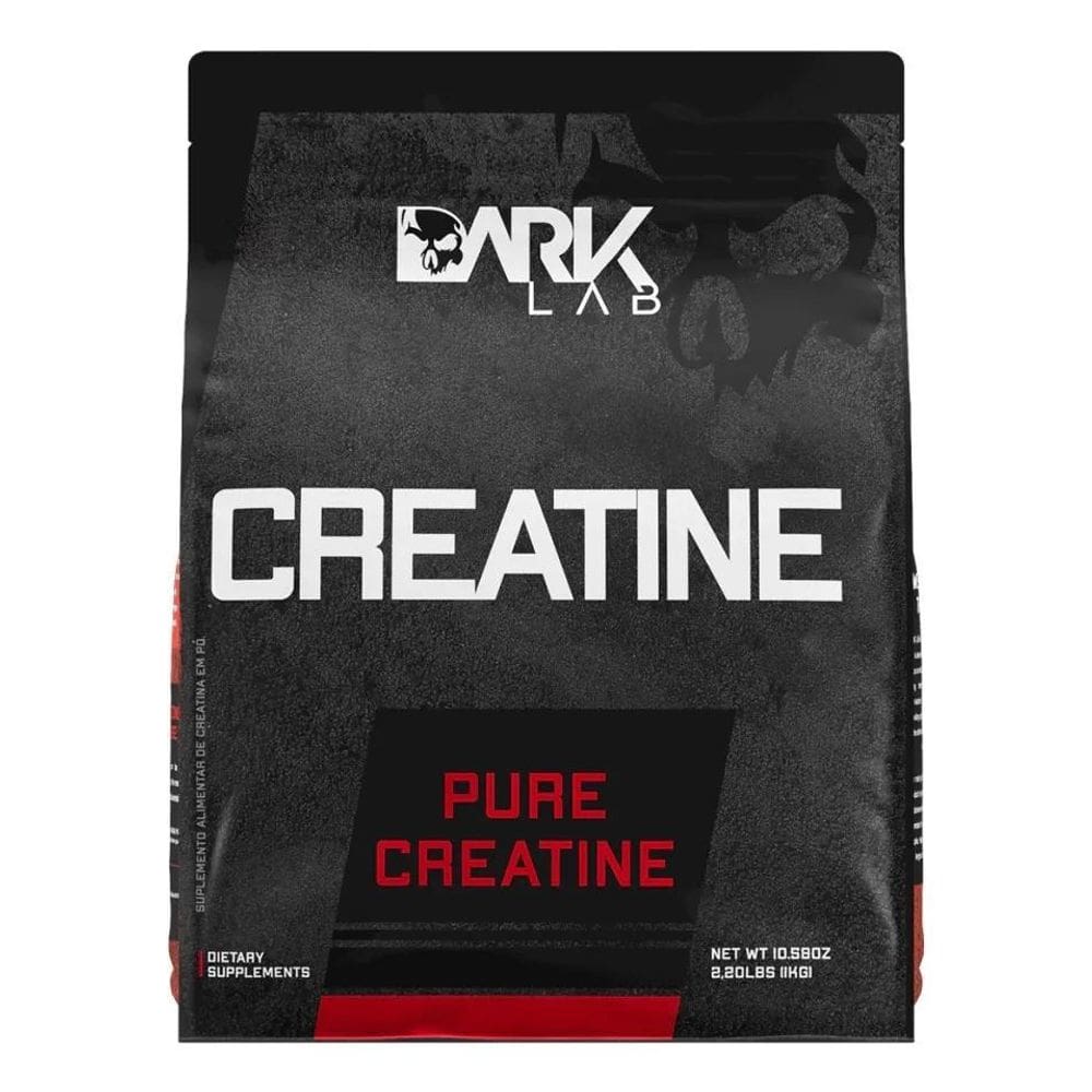 2X Creatina Monohidratada Pura 1Kg Dark Lab Unidade Sem Sabo