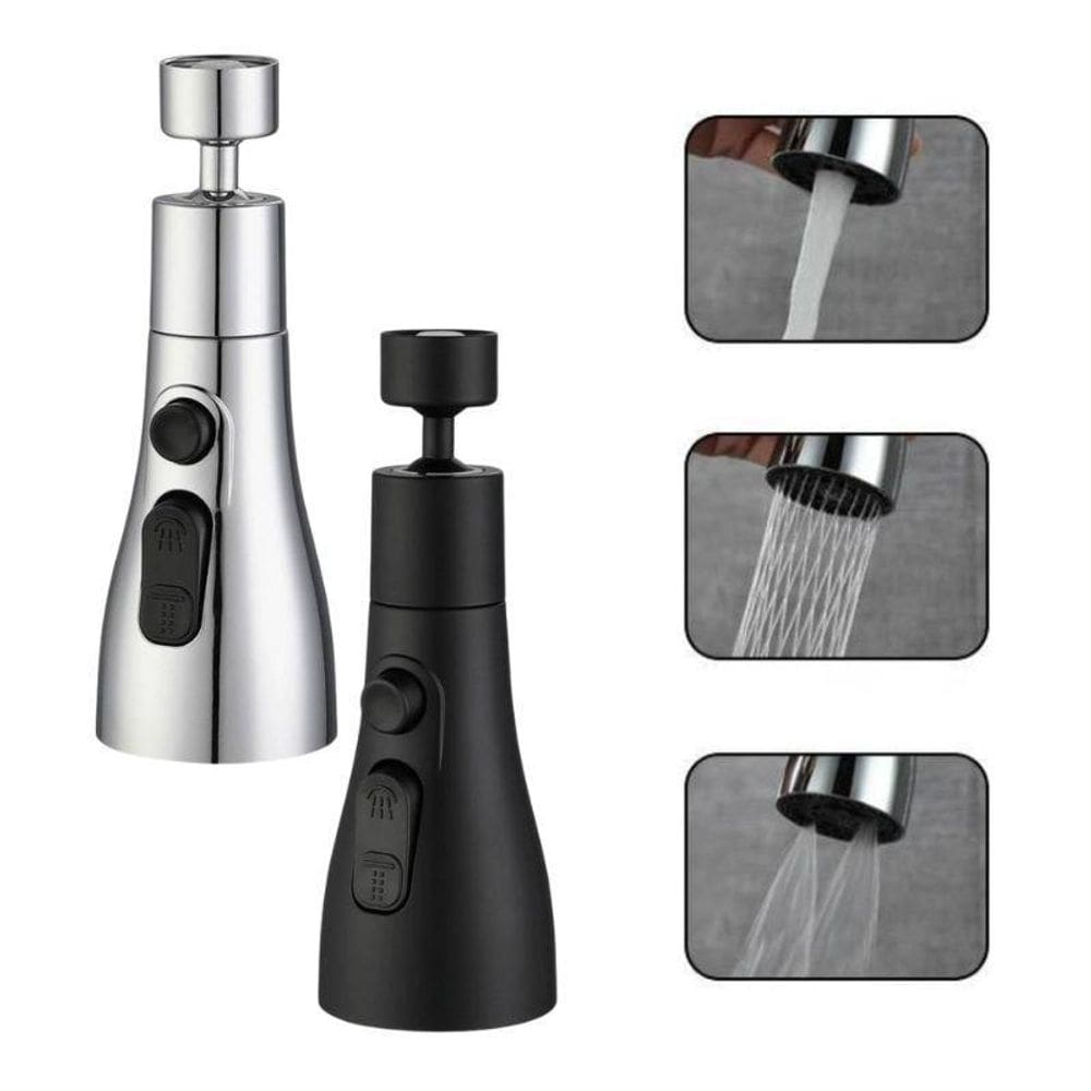 Extensor Giratório 360 Para Torneira 03 Modos De Jato