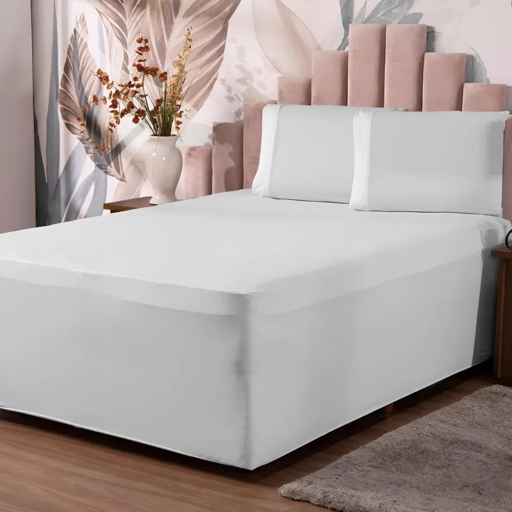 2X Lencol Capa Luva Box Conjugado Micropercal Solteiro 2 Pec