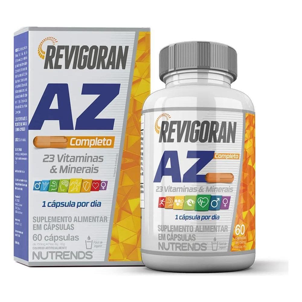 2X Multivitamínico Completo De A-Z - 60 Cápsulas - Nutrends