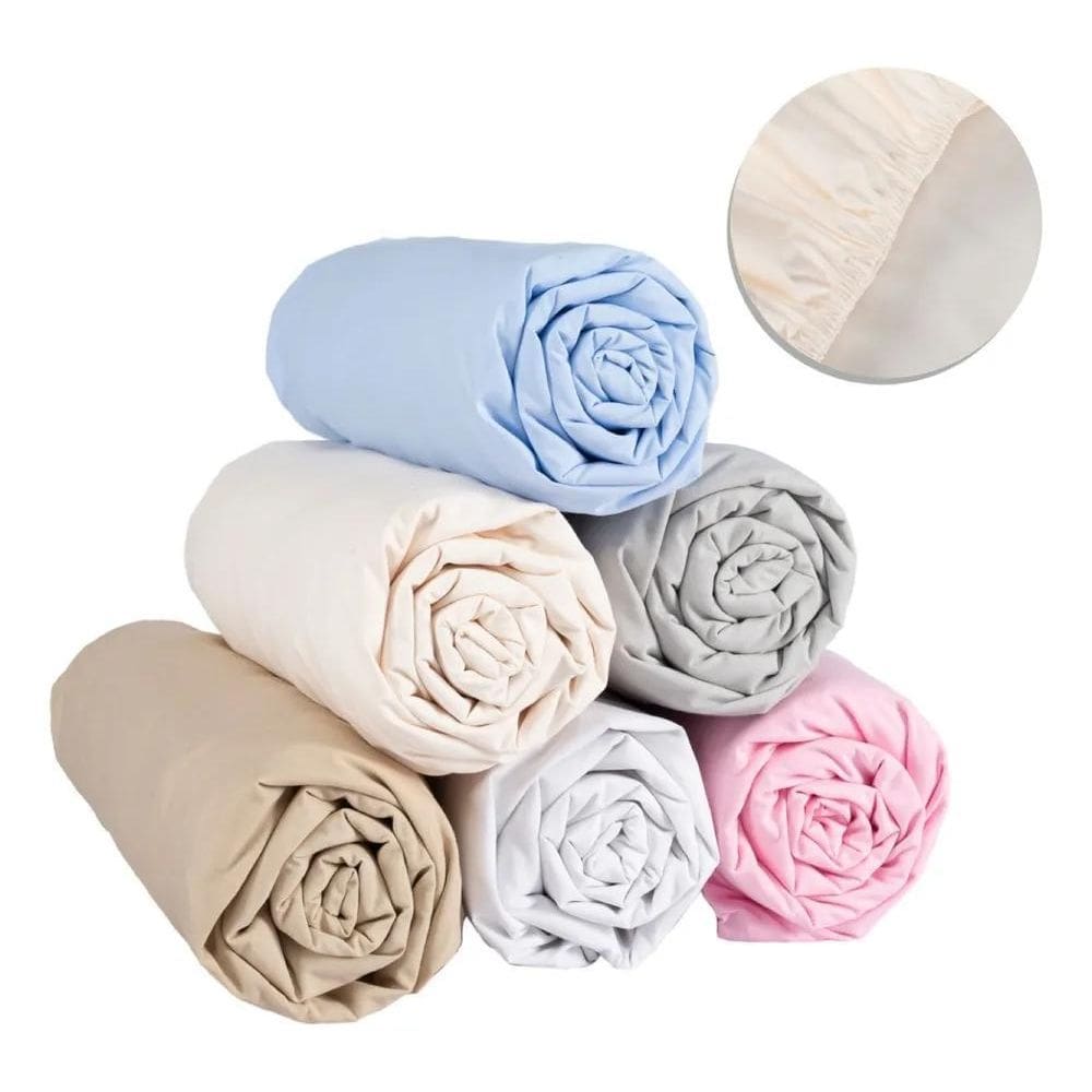 2X Lençol Casal Avulso 100% Algodão 180 Fios