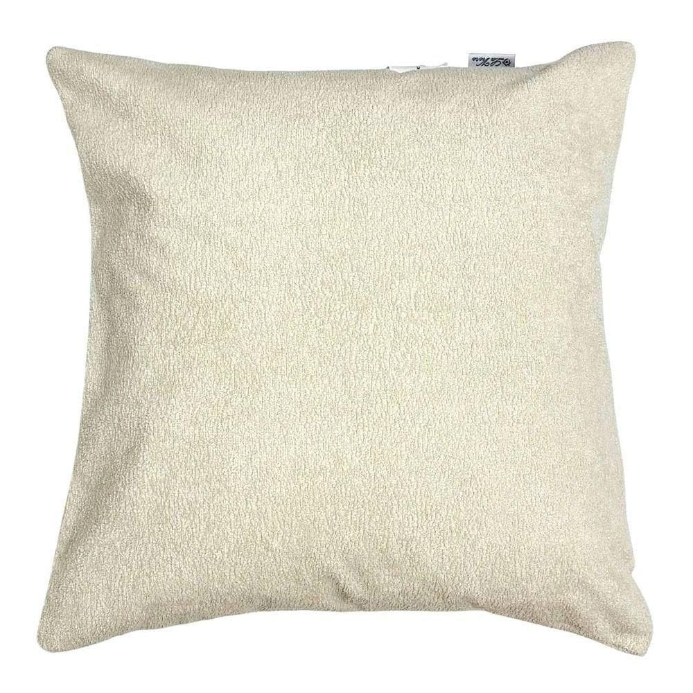 Capa De Almofada Boucle Lisa 45x45cm Marfim