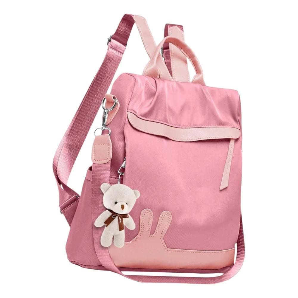 Bolsa Mochila Feminina Tiracolo Estilosa Trabalho Lançamento