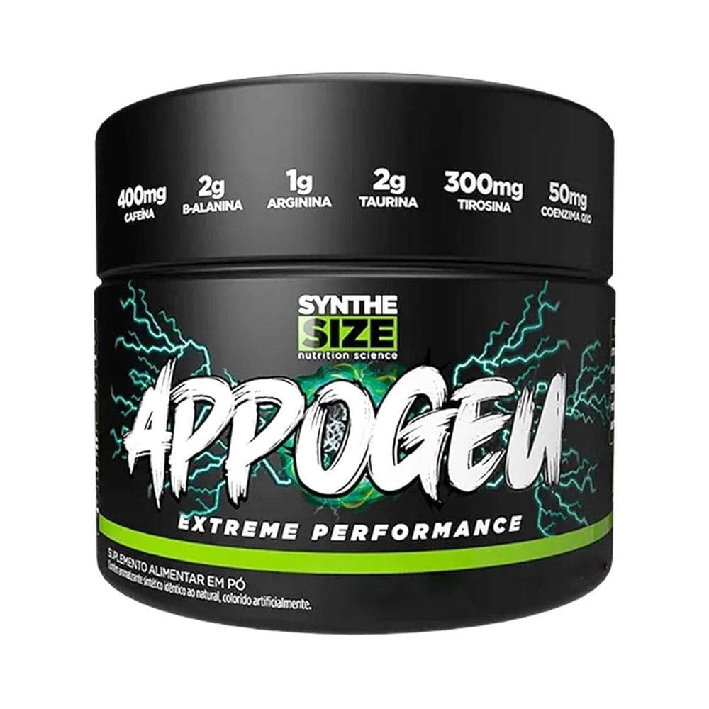 Pré Treino Appogeu Sabor Guaraná Com Açaí 300G Synthesize