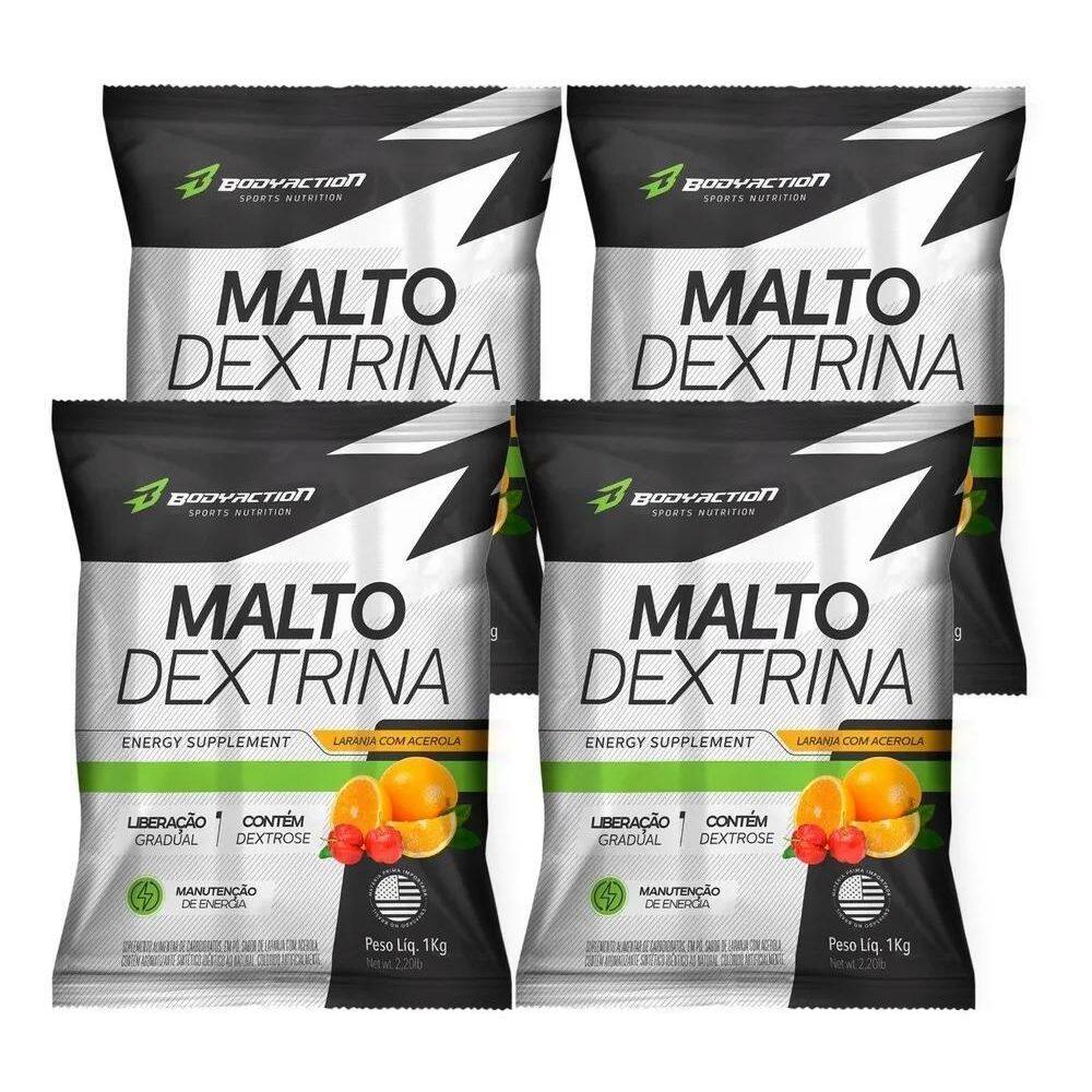 2X 4X Malto Dextrin 1Kg - Bodyaction - Com Dextrose