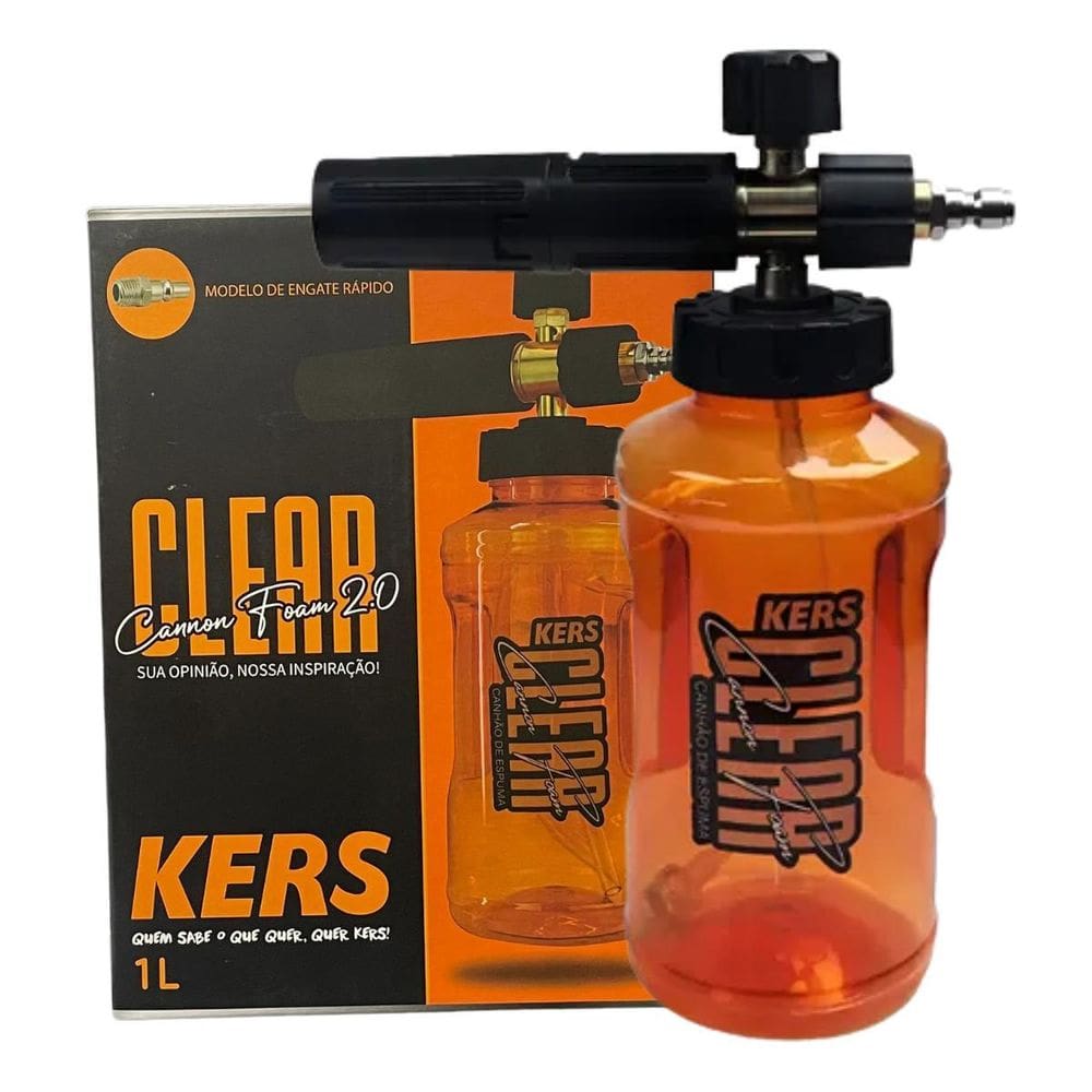 Canhão De Espuma Snow Foam Clear Cannon Foam 2.0 Kers