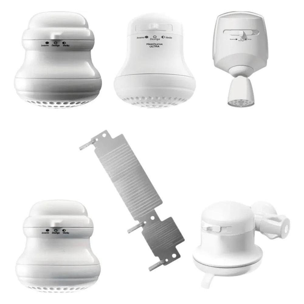 2X Resistência Para Lorenzetti Maxi Ducha Ultra 127V-5500W C