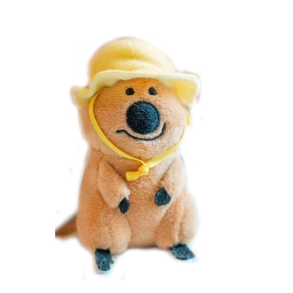 Boneca de brinquedo de pelúcia Canguru 10cm na cor marrom