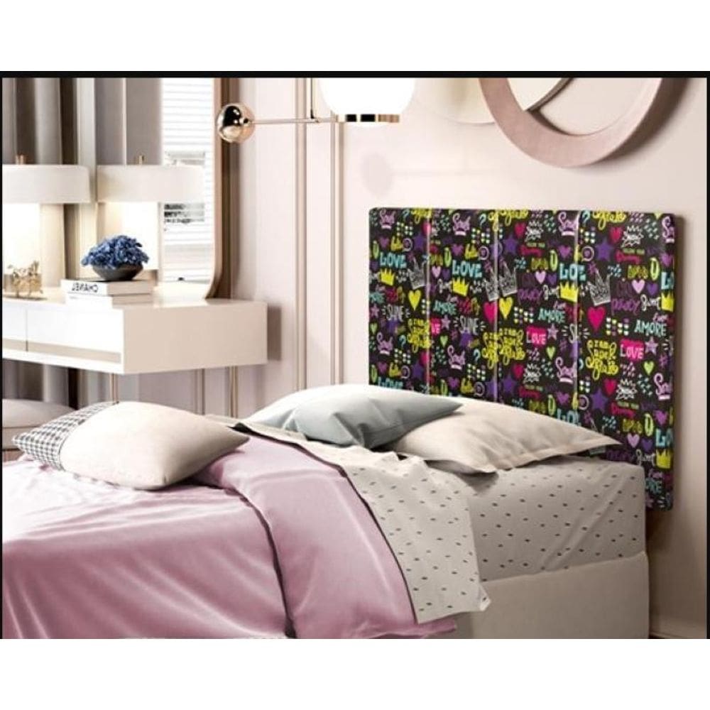 Painel Cabeceira Box 0,90 Infantil Cor Love