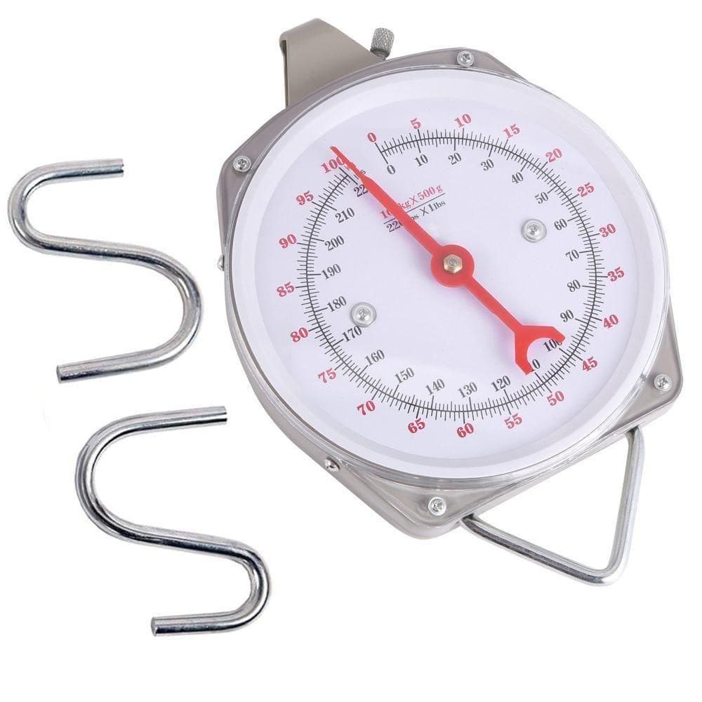 Balanca Suspensa 100kg Gancho Peixeira Precisao Fixa Pesca Acougue Multiuso Alta Precisao