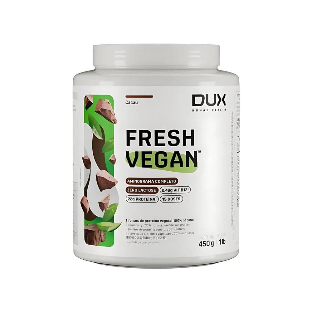 Proteína Vegana Fresh Vegan Cacau Dux 450G