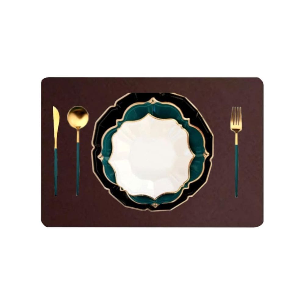 Kit 14 Peças Jogo Americano Mesa Posta Sousplat Retangular