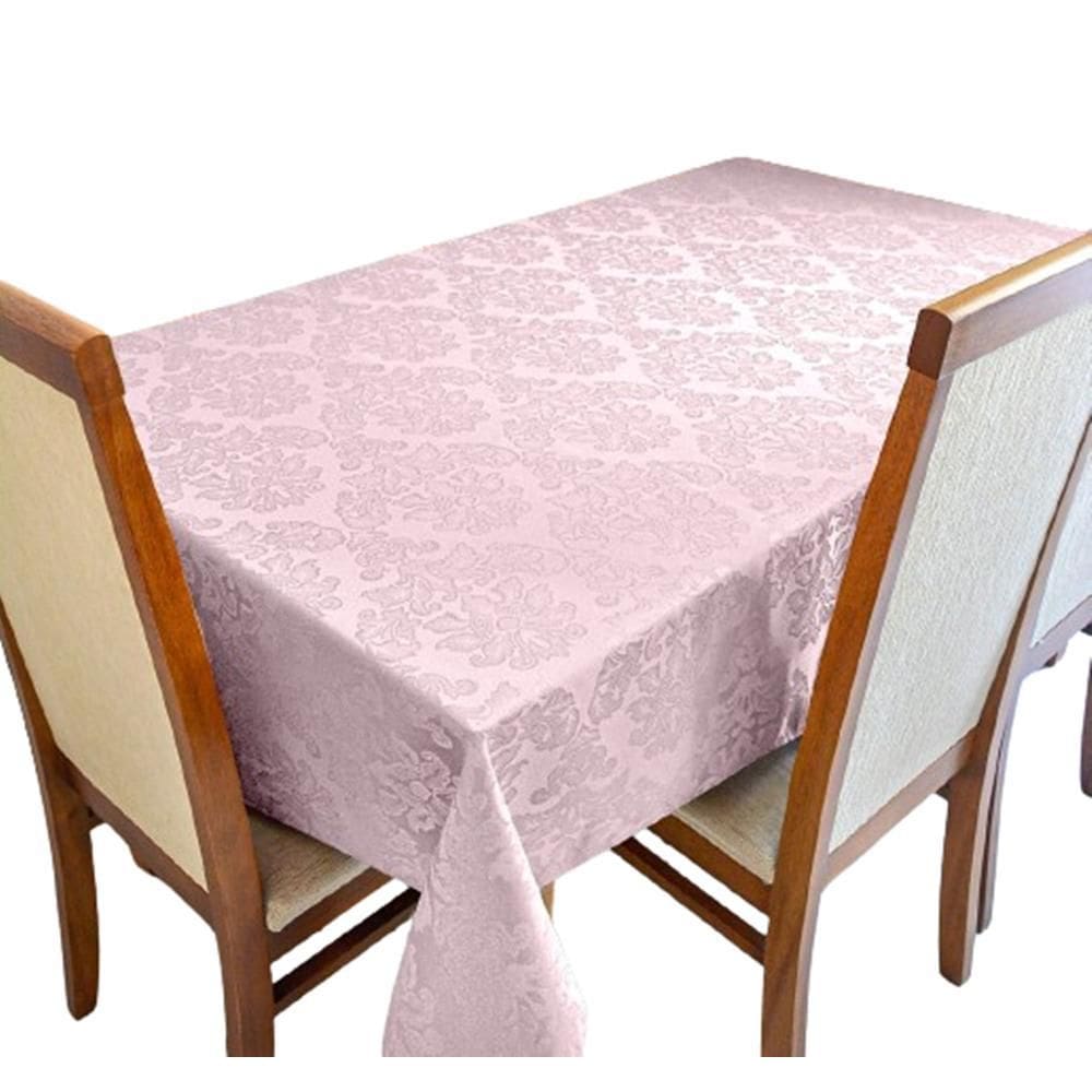 Toalha De Mesa Jacquard 06 Lug Cozinha Retangular Tecido